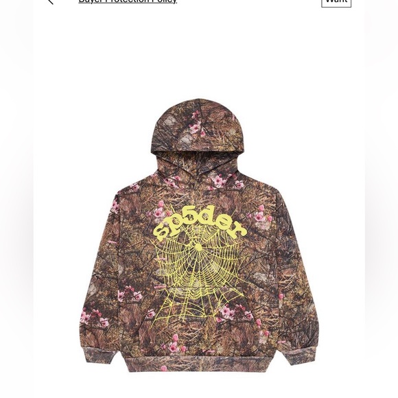 wore once , basically new sp5der hoodie - Picture 4 of 5